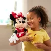 Disney Store Peluche Minnie Mouse Rouge De Taille Moyenne