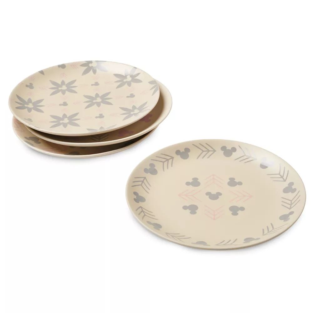 Disneyland Lot De 4 assiettes Mickey Mouse Homestead 2 Disneyland Lot De 4 assiettes Mickey Mouse Homestead – Image 2