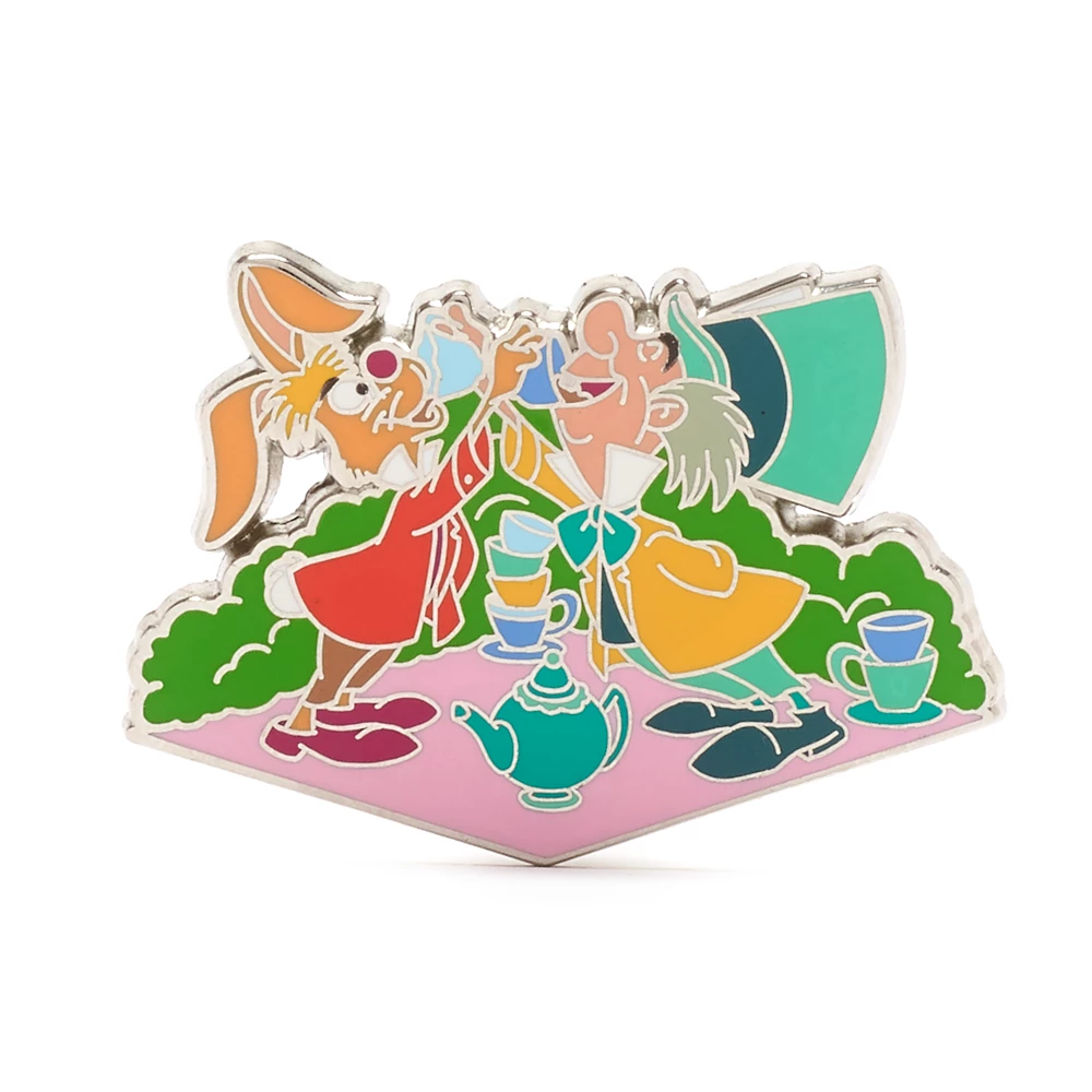 Disney Store Pin's Chapelier Fou Et Lièvre De Mars, Alice Au Pays Des Merveilles 1 Disney Store Pin's Chapelier Fou Et Lièvre De Mars, Alice Au Pays Des Merveilles