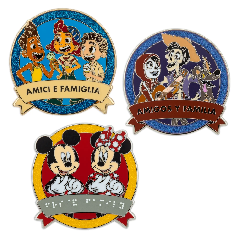 Disney One Family Ensemble De Pin's Mystère "Friends And Family" Multilingue 2 Disney One Family Ensemble De Pin's Mystère "Friends And Family" Multilingue – Image 2