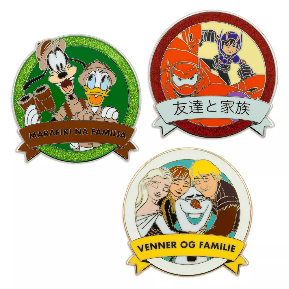 Disney One Family Ensemble De Pin's Mystère "Friends And Family" Multilingue 3 Disney One Family Ensemble De Pin's Mystère "Friends And Family" Multilingue – Image 3
