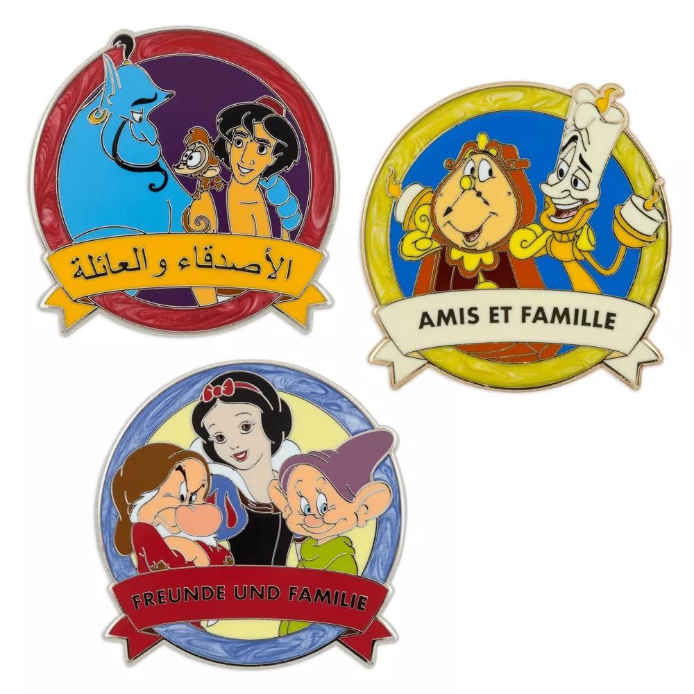 Disney One Family Ensemble De Pin's Mystère "Friends And Family" Multilingue 4 Disney One Family Ensemble De Pin's Mystère "Friends And Family" Multilingue – Image 4