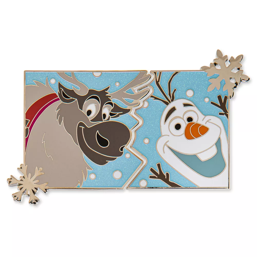 Disney One Family Pin's Olaf Et Sven "Amis Pour La Vie", La Reine Des Neiges 2 Disney One Family Pin's Olaf Et Sven "Amis Pour La Vie", La Reine Des Neiges – Image 2