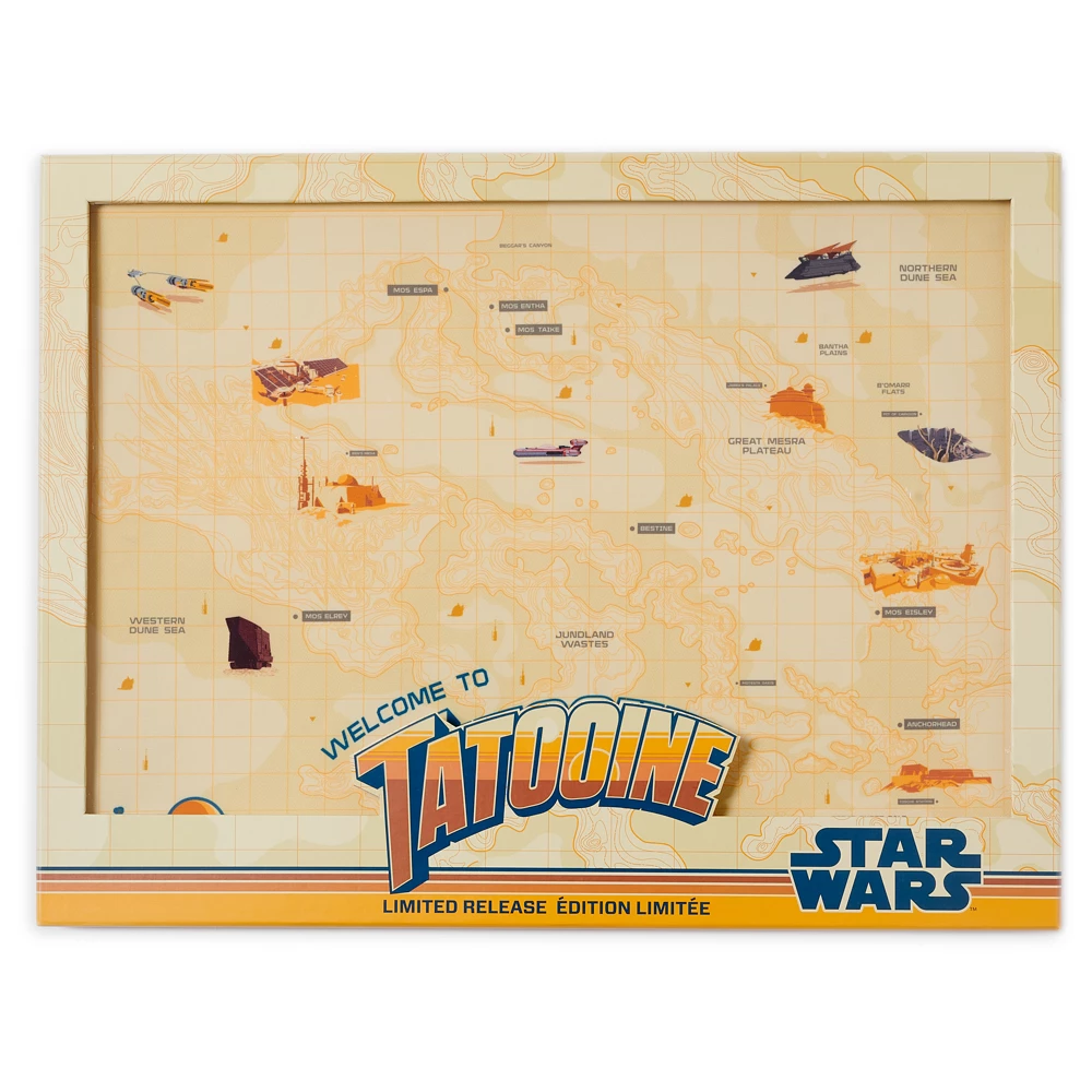 Disney Store Ensemble Carte Et Pin's Star Wars Planets Tatooine En édition Limitée 3 Disney Store Ensemble Carte Et Pin's Star Wars Planets Tatooine En édition Limitée – Image 3