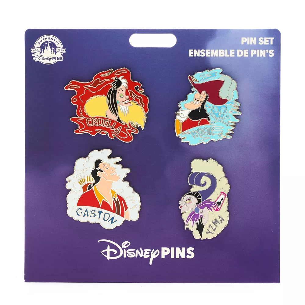Disney Store Disney Ensemble De Pin's Disney Villains 6 Disney Store Disney Ensemble De Pin's Disney Villains – Image 6